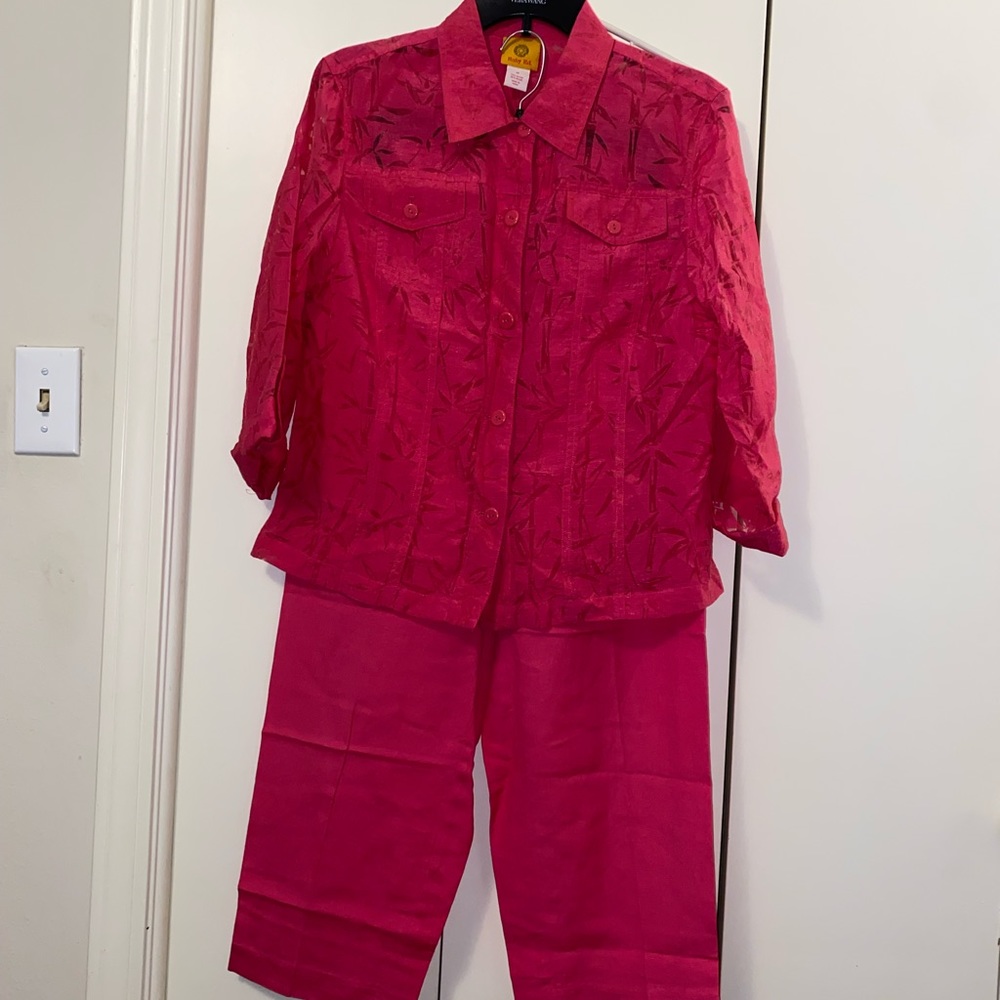 🌺Ruby Rd 2-Pc Linen Outfit 🌺